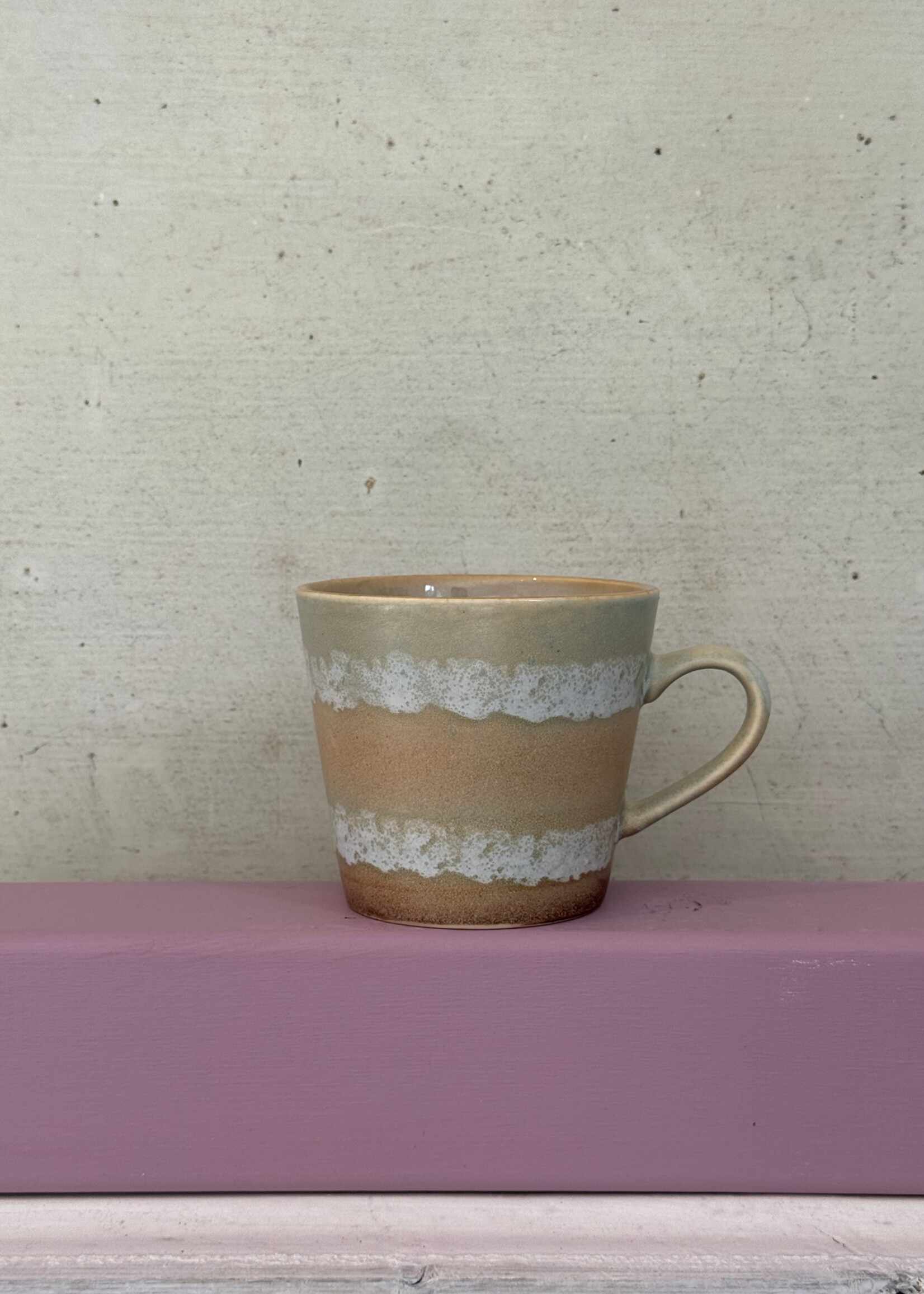 HKliving HKliving Ceramic 70's Cappuccino Mug 'Skyline'