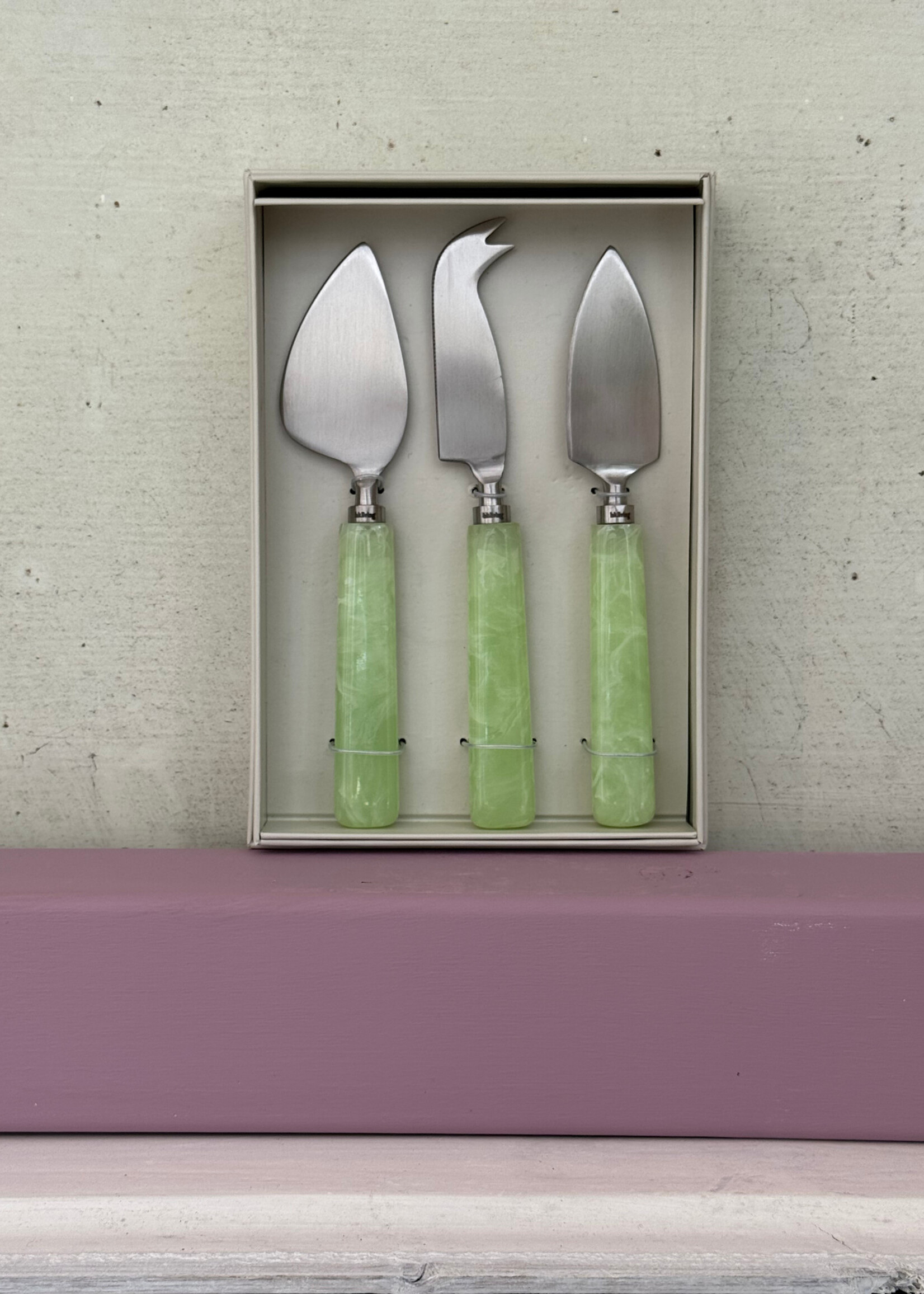 HKliving HKliving Cheese Knives 'Sage'