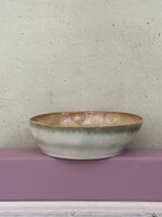 HKliving HKliving Ceramic 70's Pasta Bowl 'Petal'