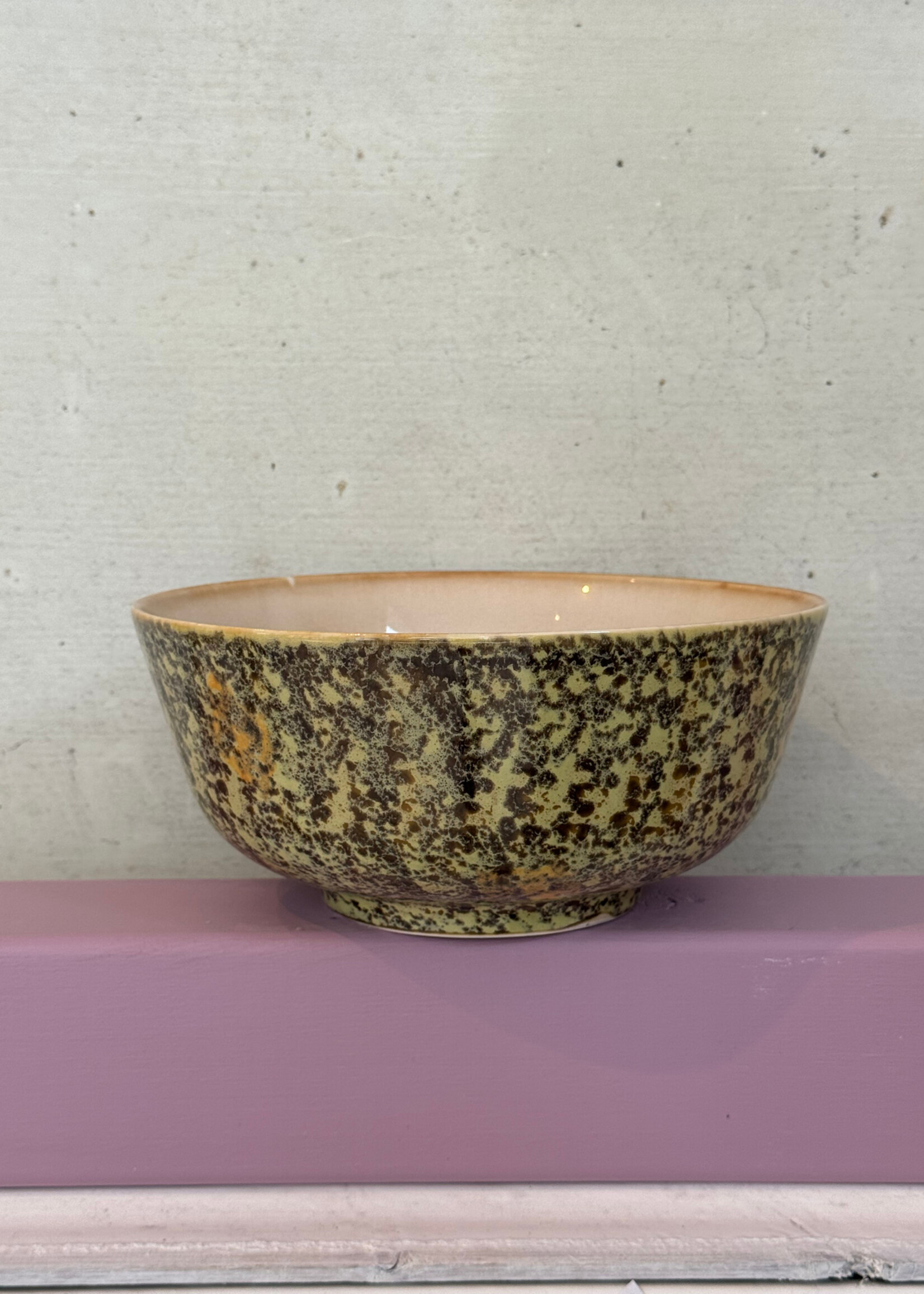 HKliving HKliving Ceramic 70's Ramen Bowl 'Fjord'