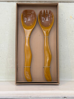 HKliving HKliving Salad Cutlery 'Ochre'