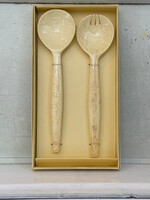 HKliving HKliving Salad Cutlery 'Vanilla'