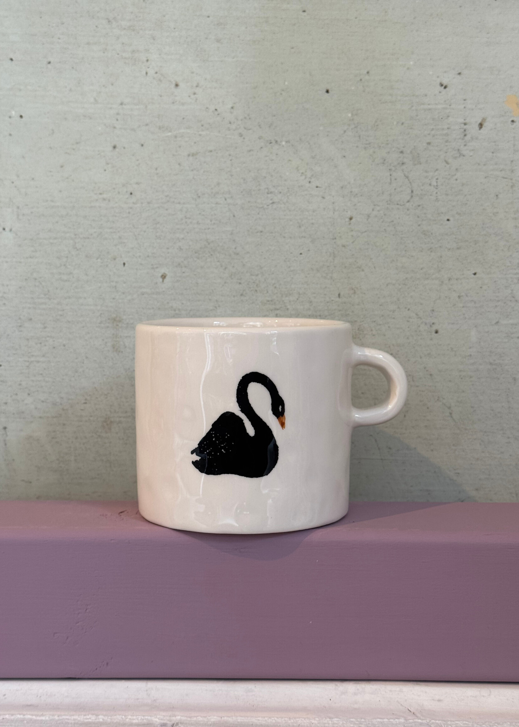 Anna + Nina Anna + Nina Black Swan Mug