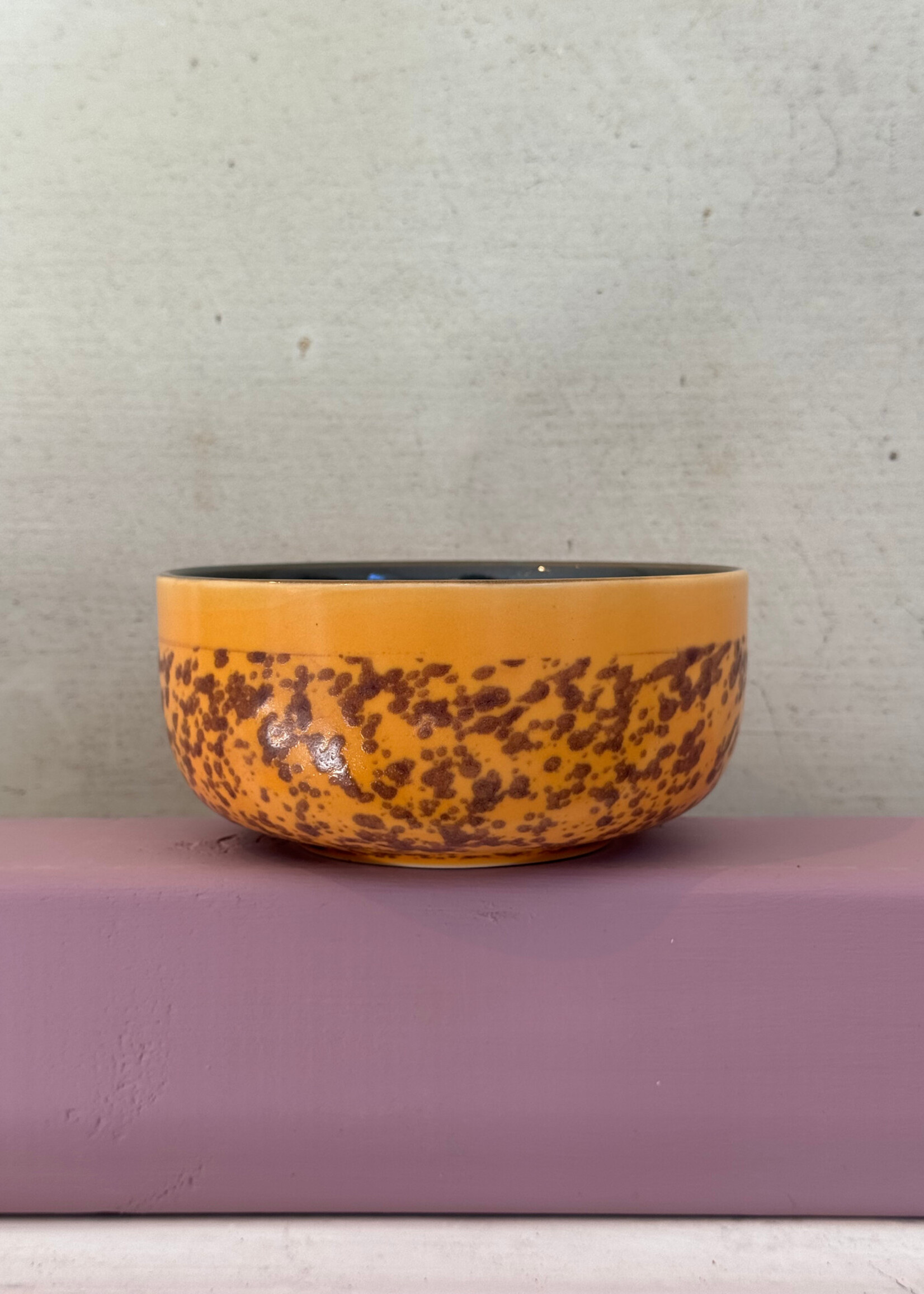 HKliving HKliving Ceramic 70's Dessert Bowl 'Bay'