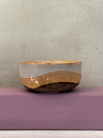 HKliving HKliving Ceramic 70's Dessert Bowl 'Oasis'