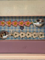 Doing Goods Doing Goods Faye Flower Salad Server Set