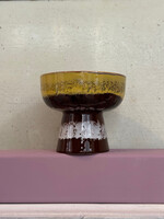 HKliving HKliving Ceramic 70's Tapas Bowl on Base L 'Creek'