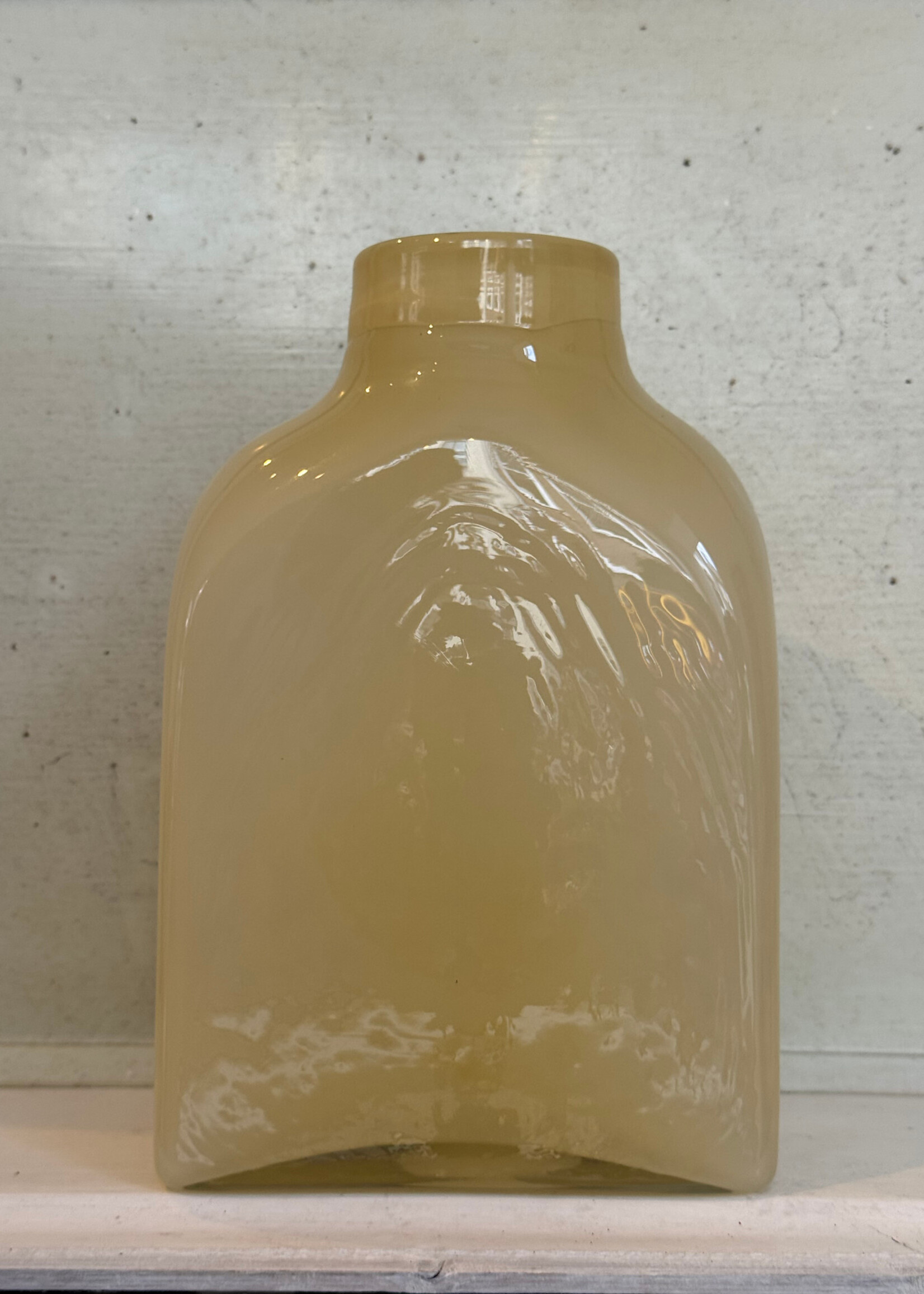 HKliving HKliving Atelier Glass Vase Medium 'Cream'