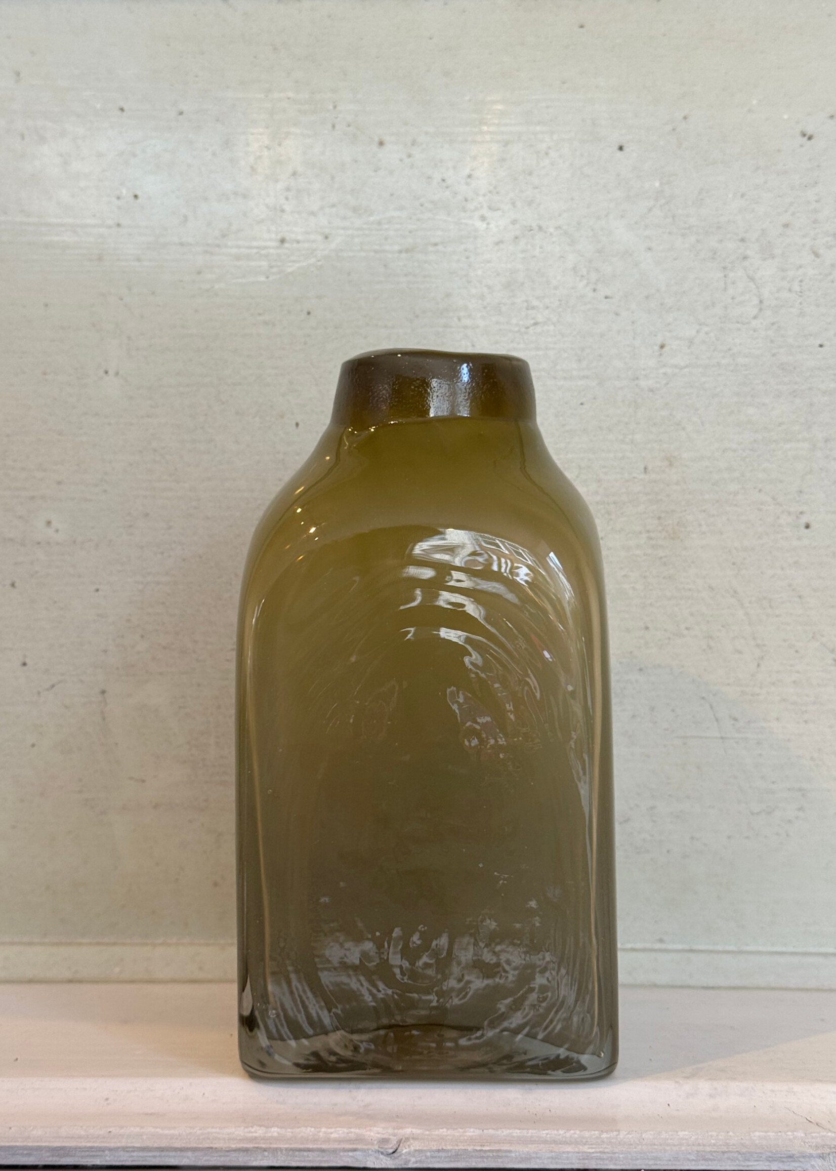 HKliving HKliving Atelier Glass Vase Small 'Pale Green'