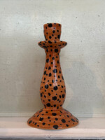 Anna + Nina Anna + Nina Leopard Candle Holder