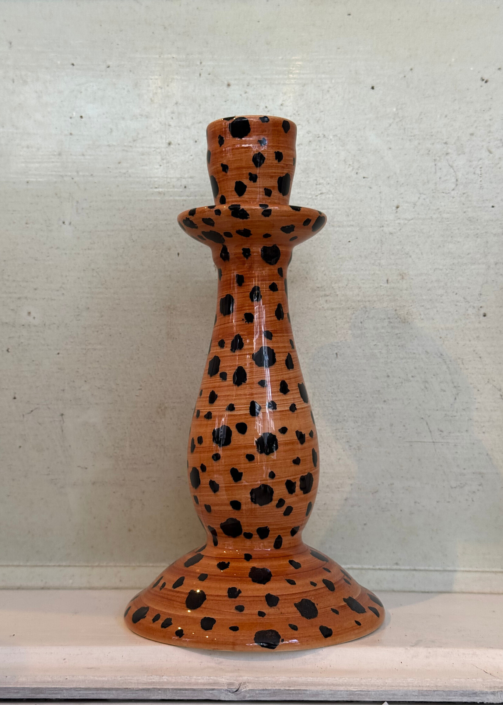 Anna + Nina Anna + Nina Leopard Candle Holder