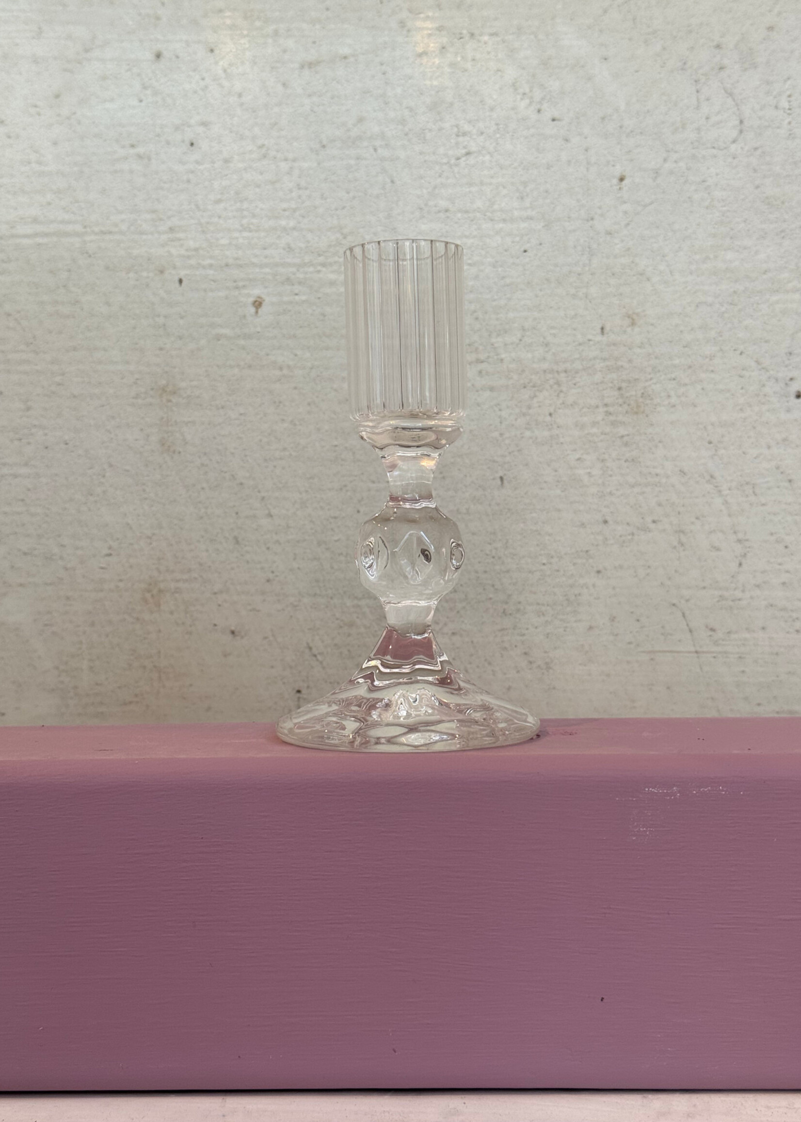 Anna + Nina Anna + Nina Clear Gemma Candle Holder