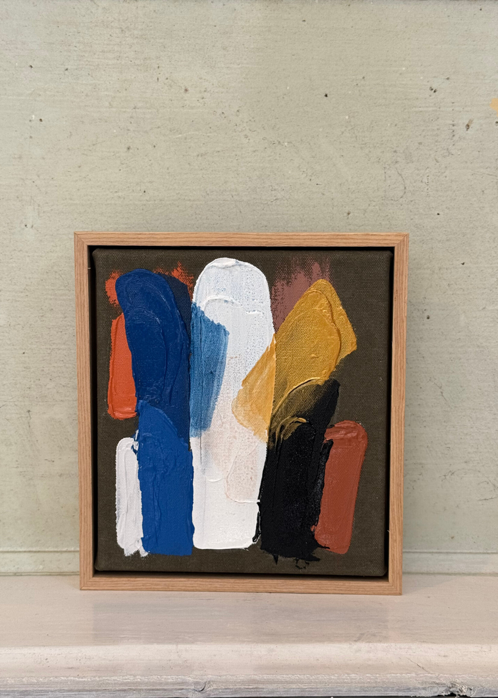 HKliving HKliving Framed Artwork 'Moonlight Strokes'