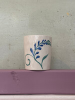 Anna + Nina Anna + Nina Indigo Flora Latte Cup