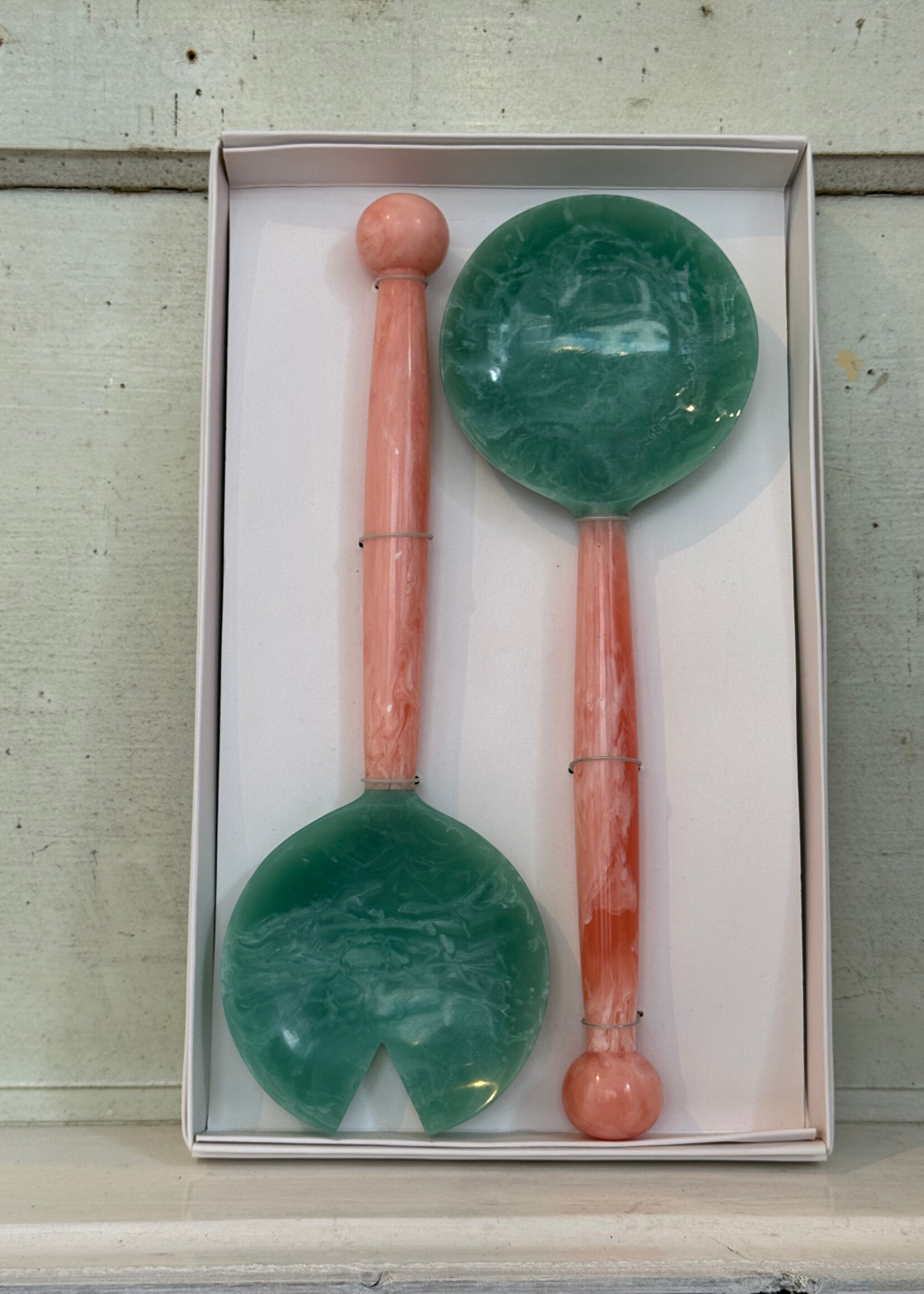 Anna + Nina Anna + Nina Coastal Salad server set