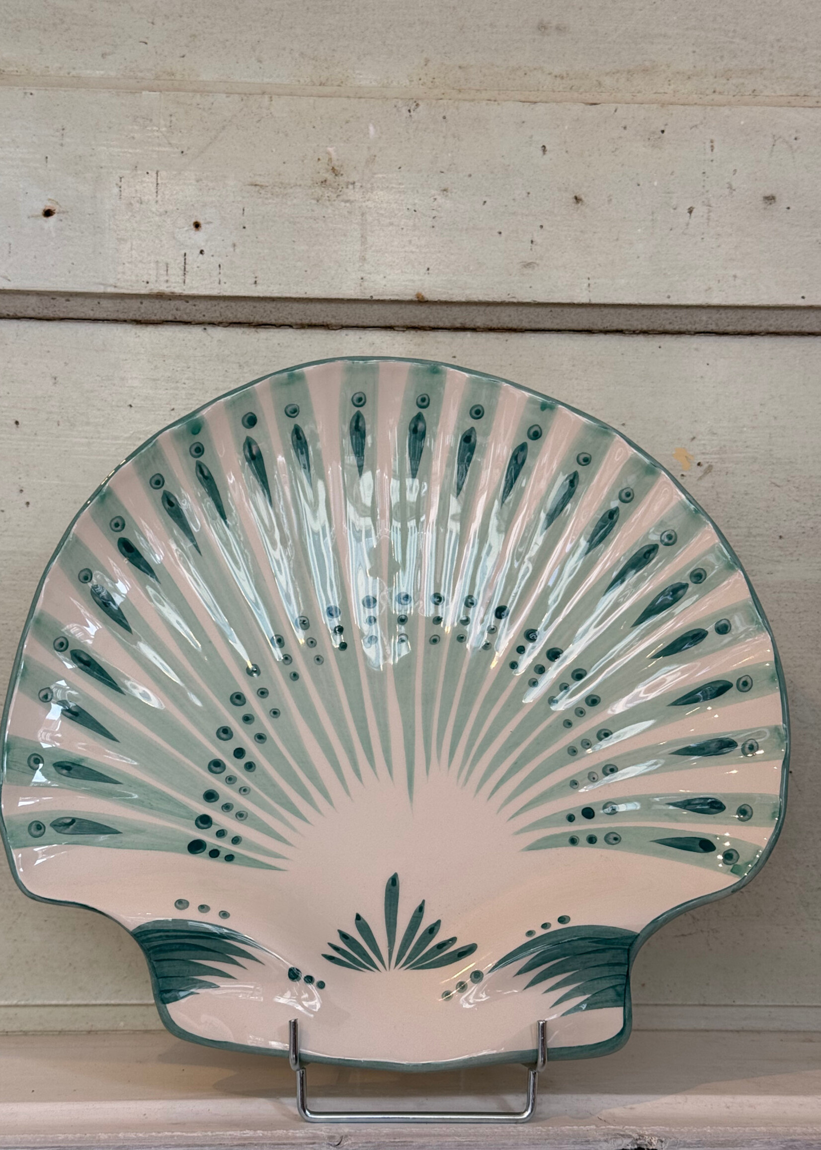 Anna + Nina Anna + Nina Shell Verde Serving Platter