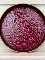 Bazar de Luxe Bazardeluxe Plateau Berbere 35 'Burgundy'