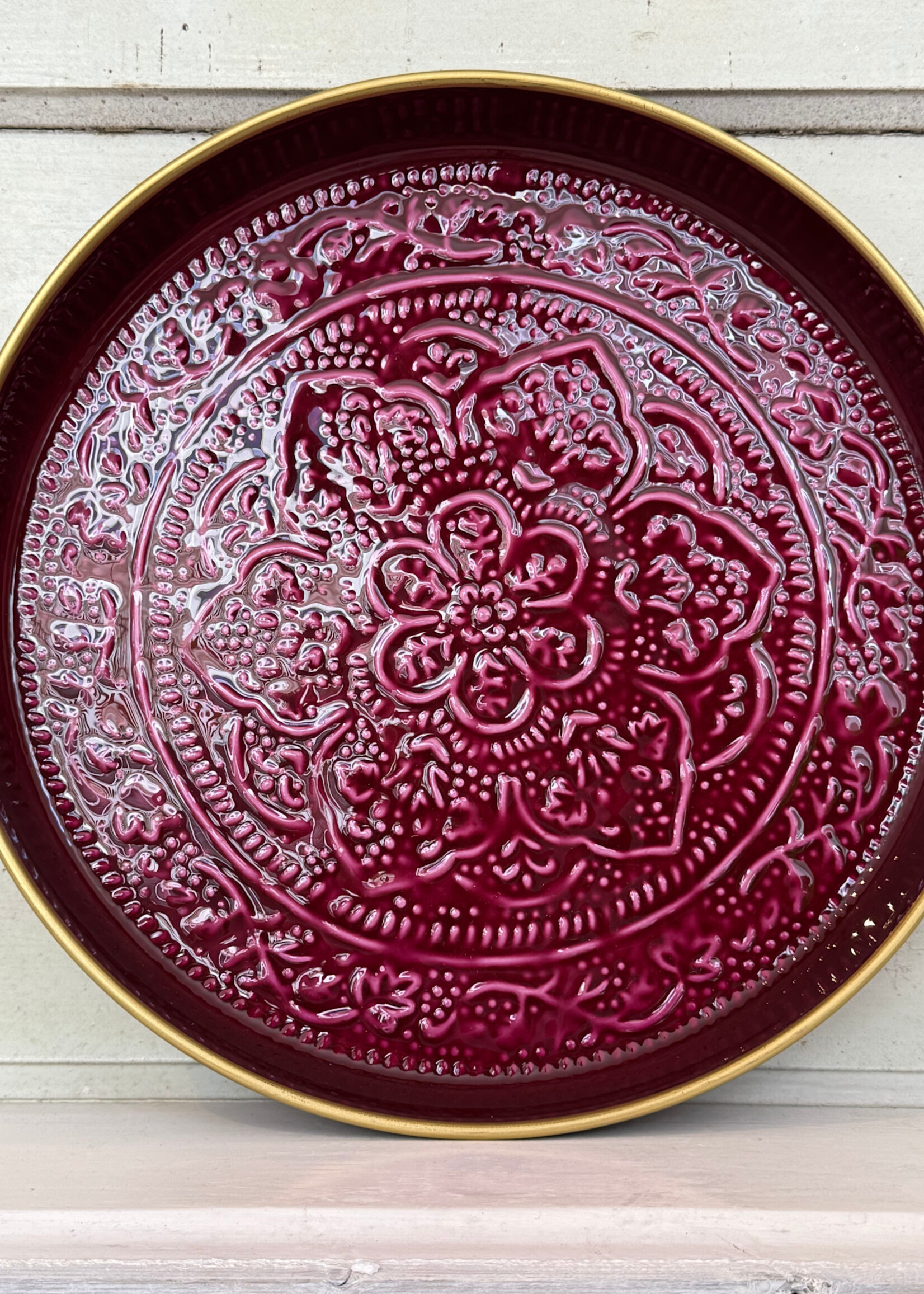 Bazar de Luxe Bazardeluxe Plateau Berbere 35 'Burgundy'