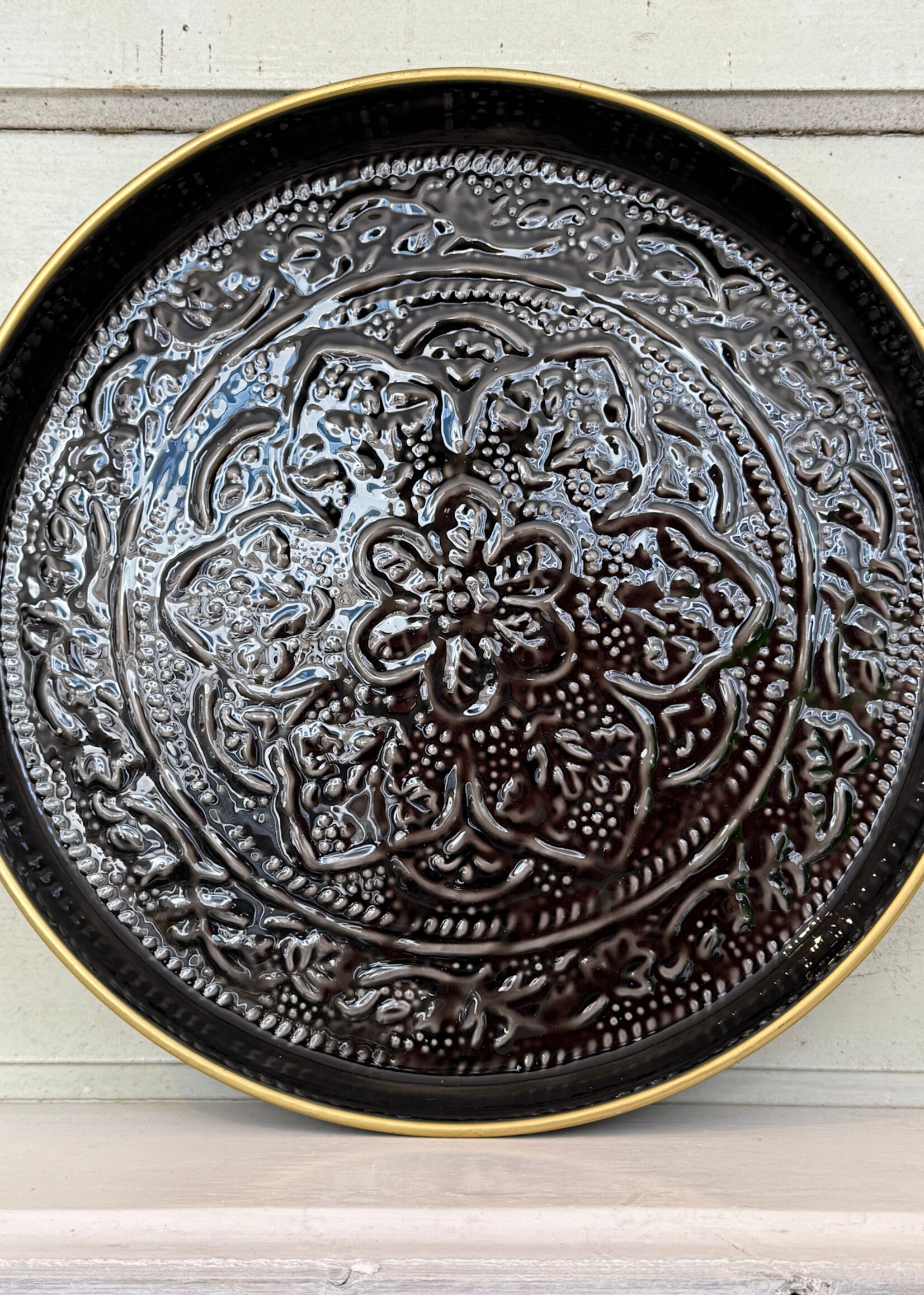 Bazar de Luxe Bazardeluxe Plateau Berbere 35 'Anthracite'