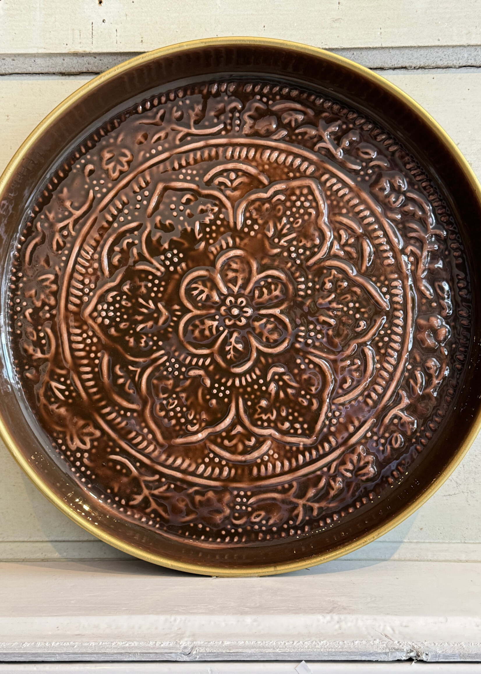 Bazar de Luxe Bazardeluxe Plateau Berbere 35 'Chocolat'
