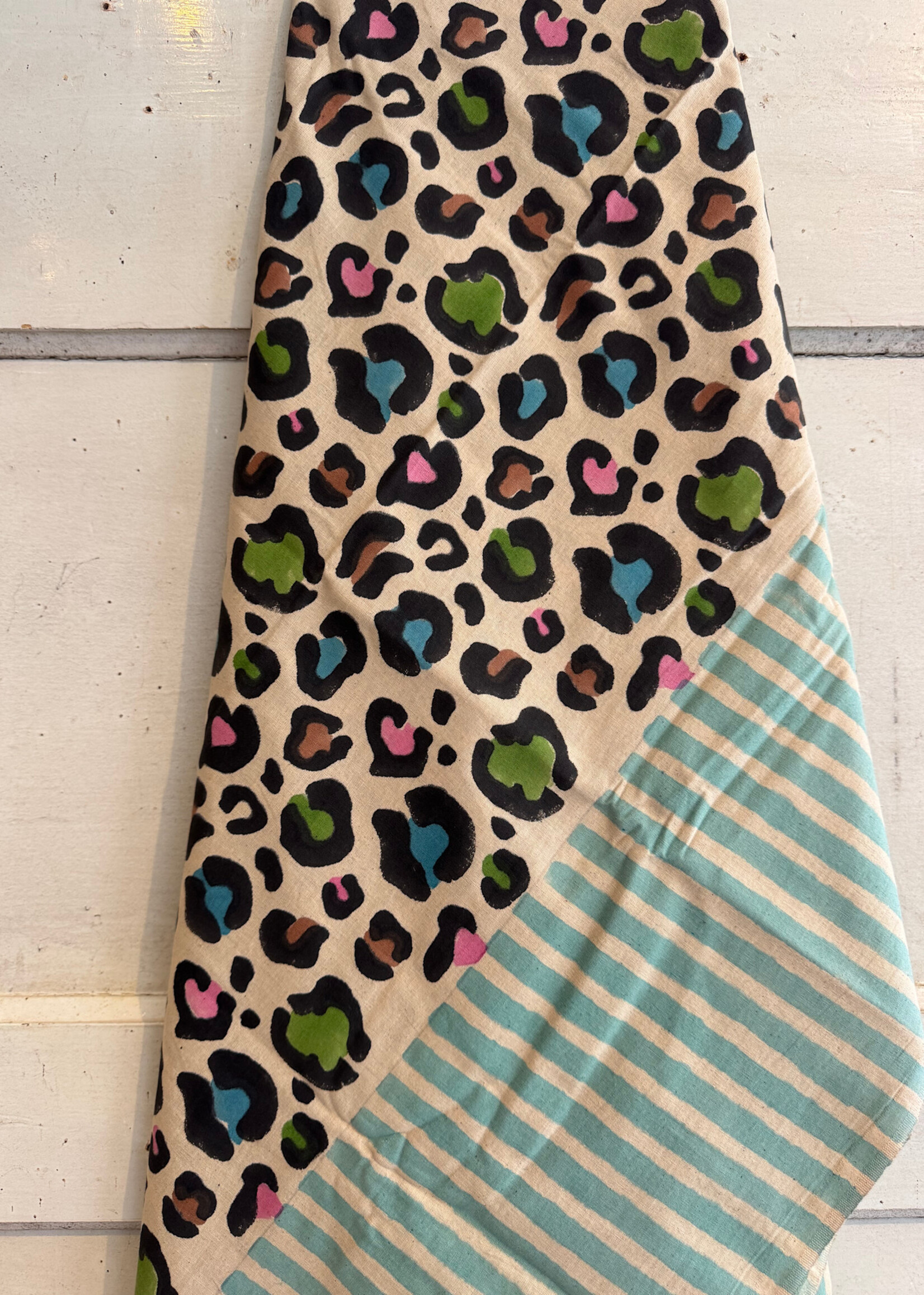 Doing Goods Doing Goods Disco Leopard Single Throw in Tote Bag 140 x 220 cm