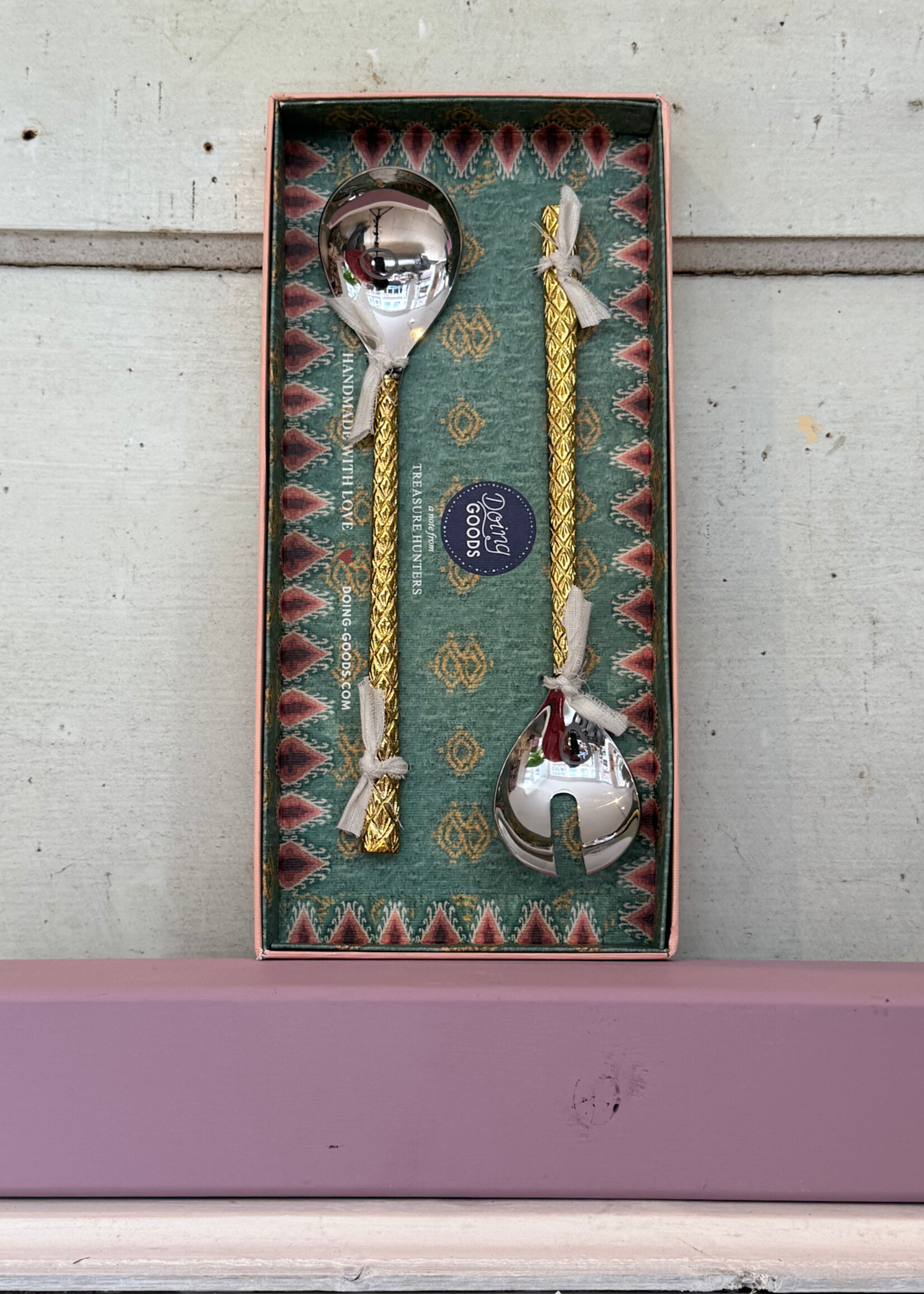 Doing Goods Doing Goods Chameli Salad Server Set