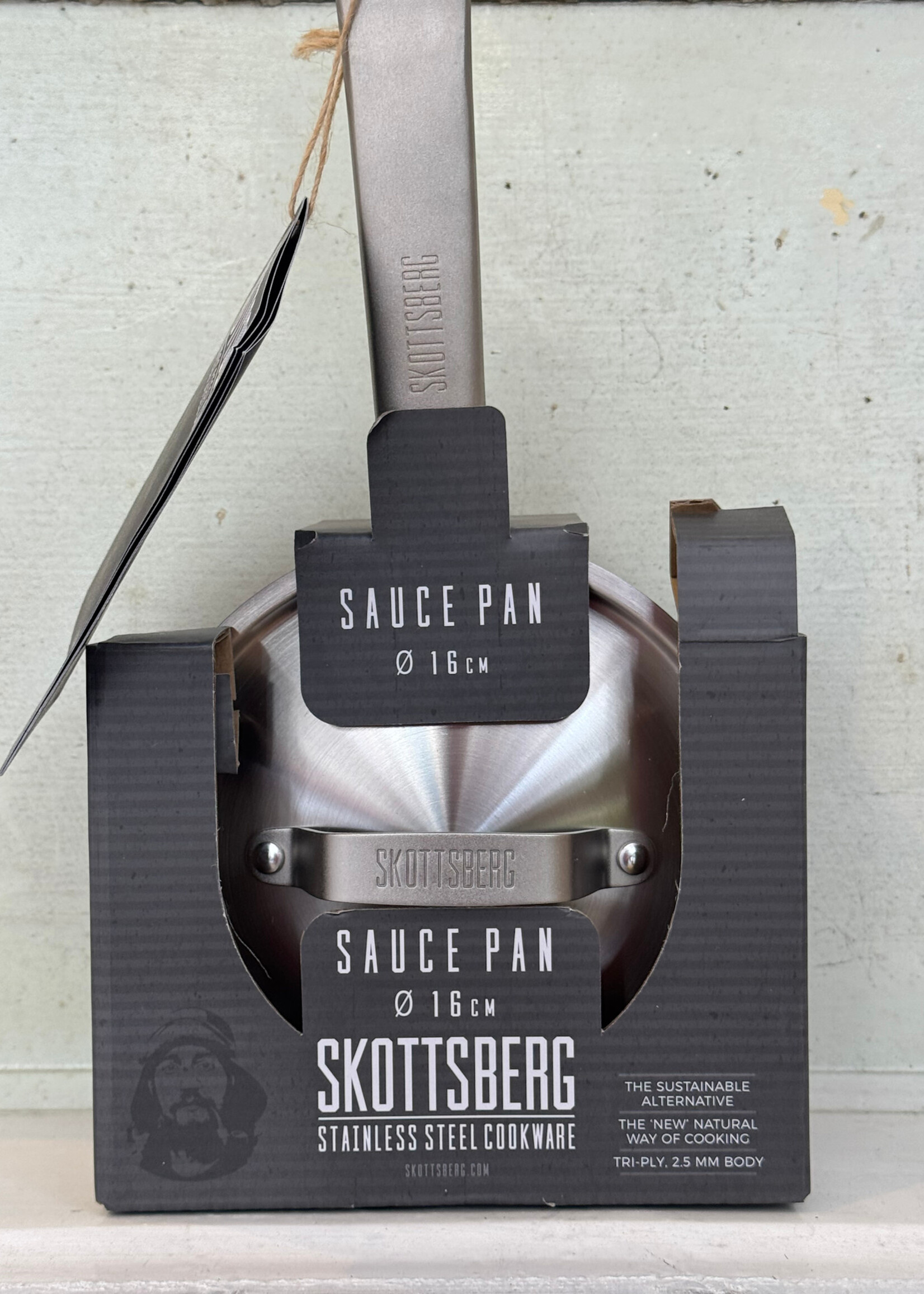 Skottsberg Skottsberg Steelpan met Deksel RVS 16 cm