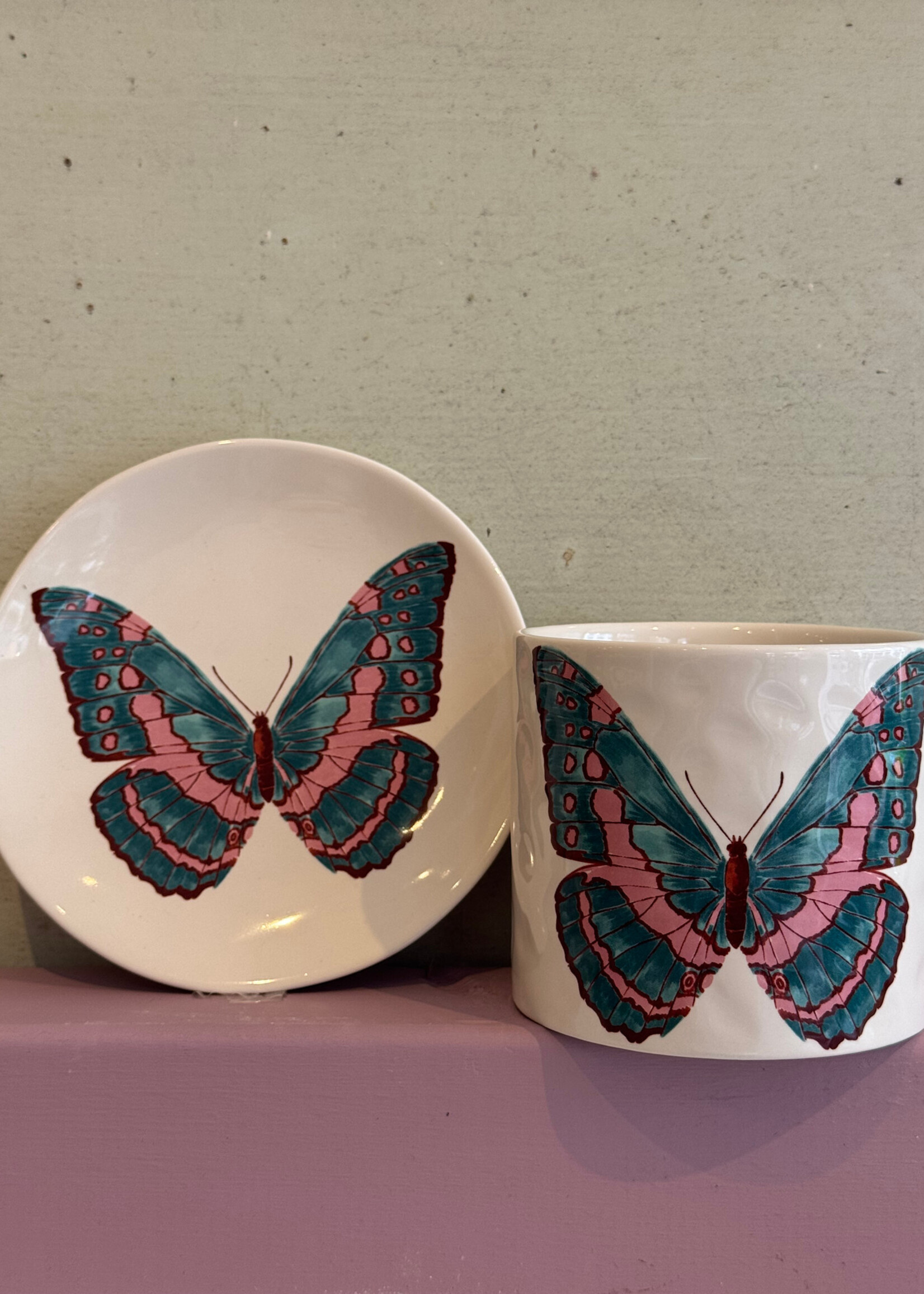 Anna + Nina Anna + Nina Butterfly Manor Tea Mug