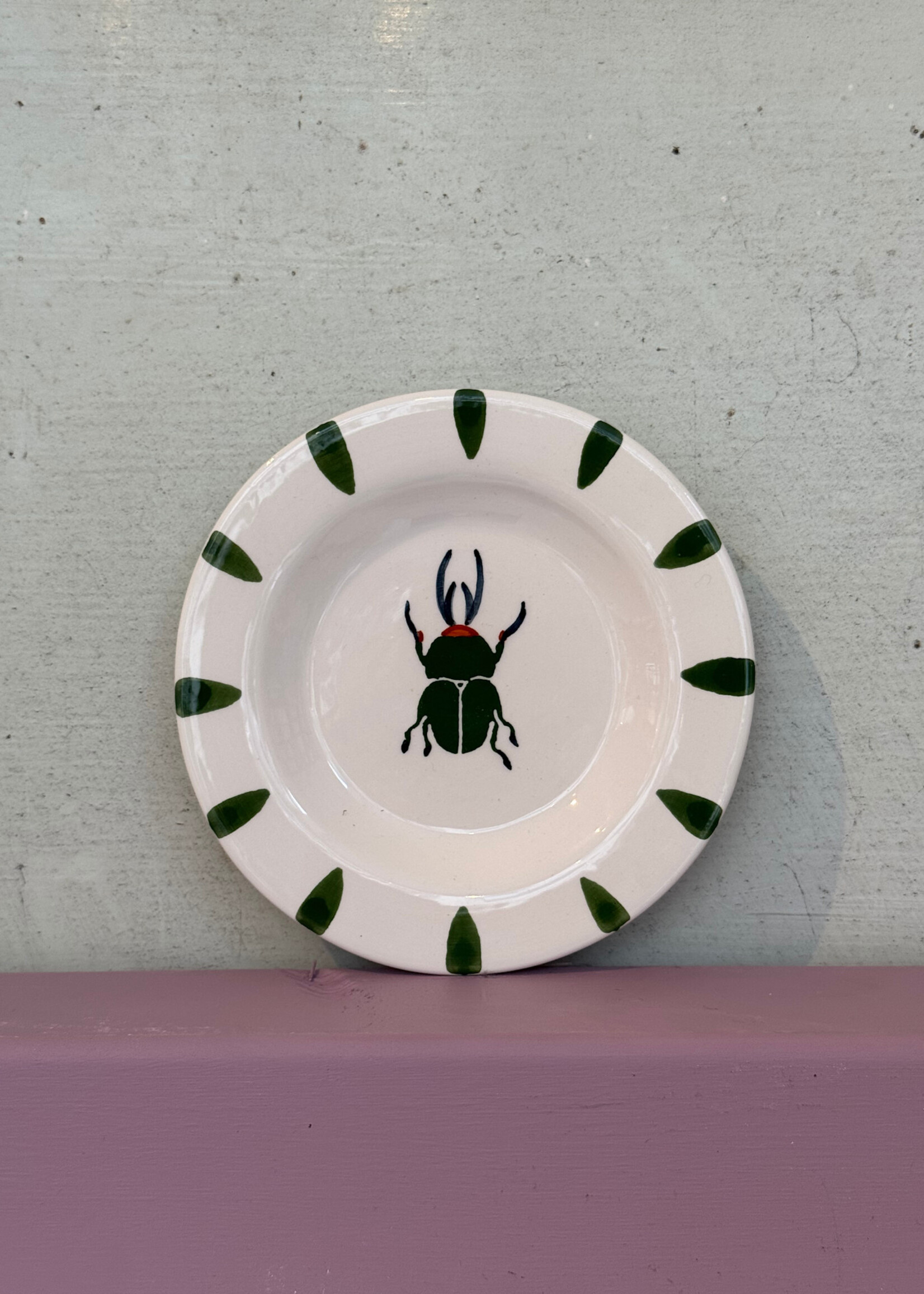Anna + Nina Anna + Nina Leafy Bug Wall Decoration Plate
