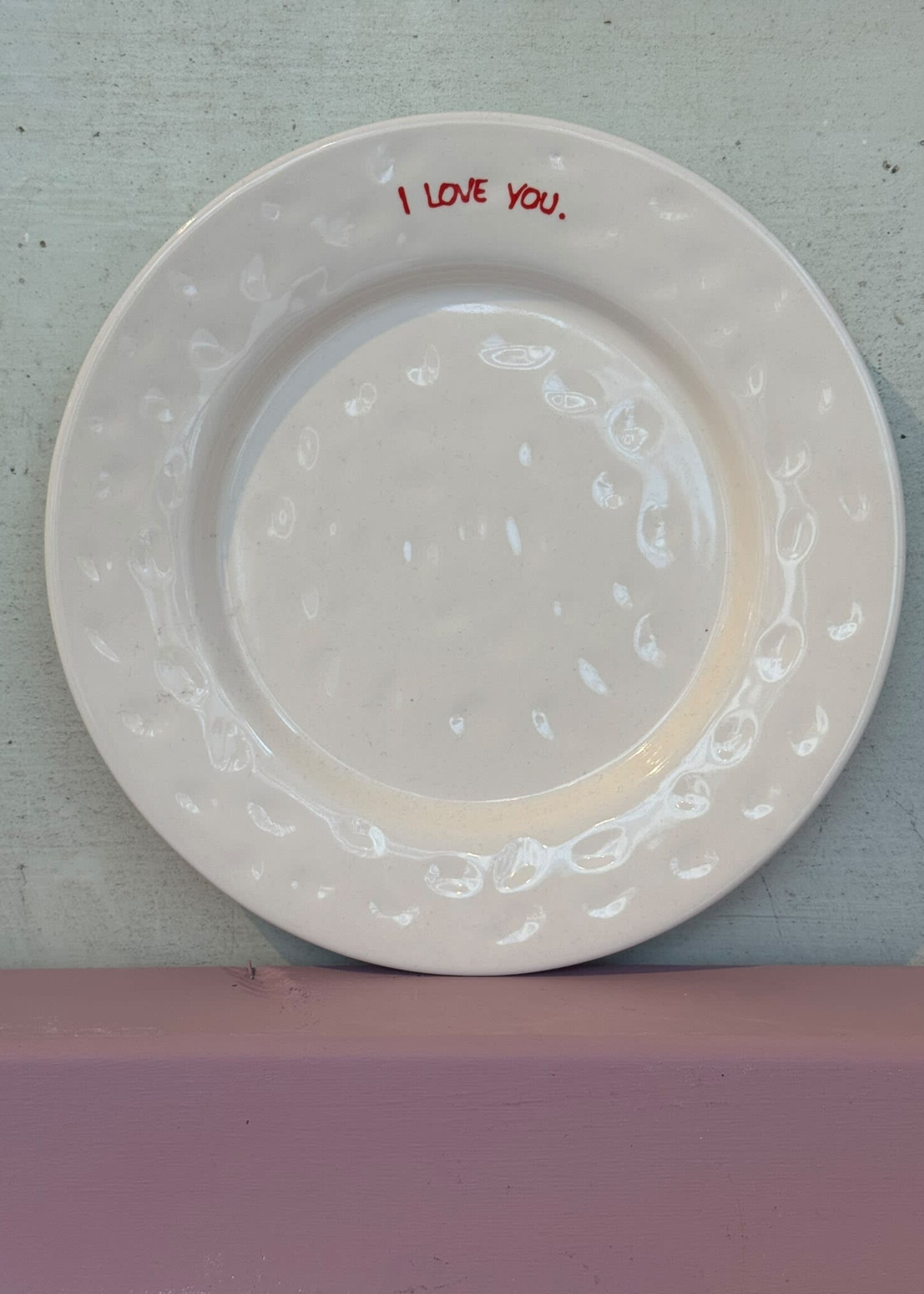 Anna + Nina Anna + Nina I Love You Breakfast Plate