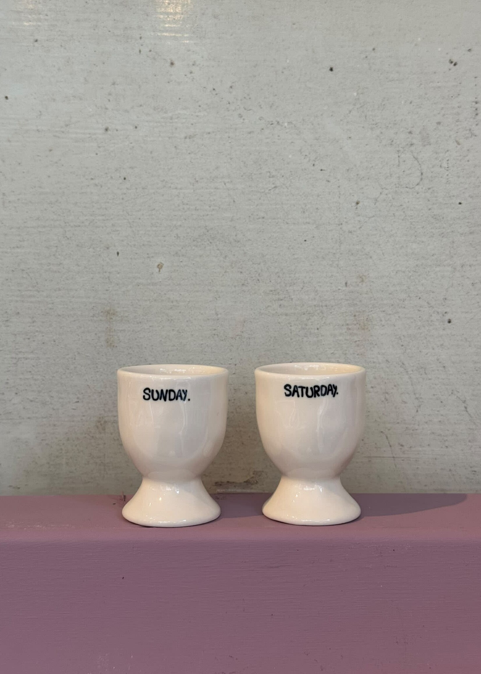 Anna + Nina Anna + Nina Weekend Egg Cup Set of 2