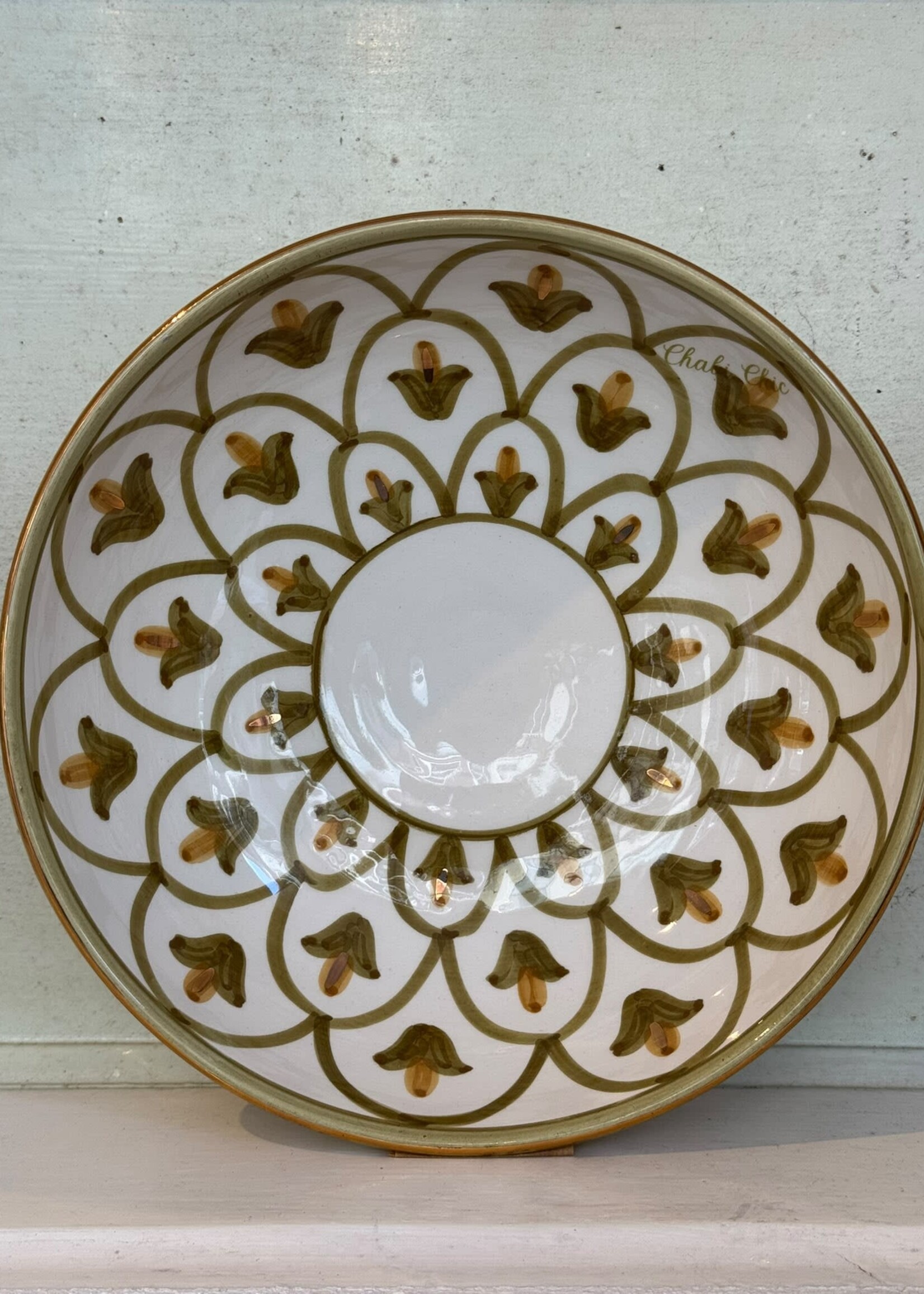 Chabi Chic Chabi Chic Small Salad Bowl Lmida 'Kaki/Straw'