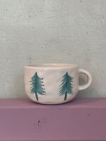 Anna + Nina Anna + Nina Christmas Forest Cappuccino Mug