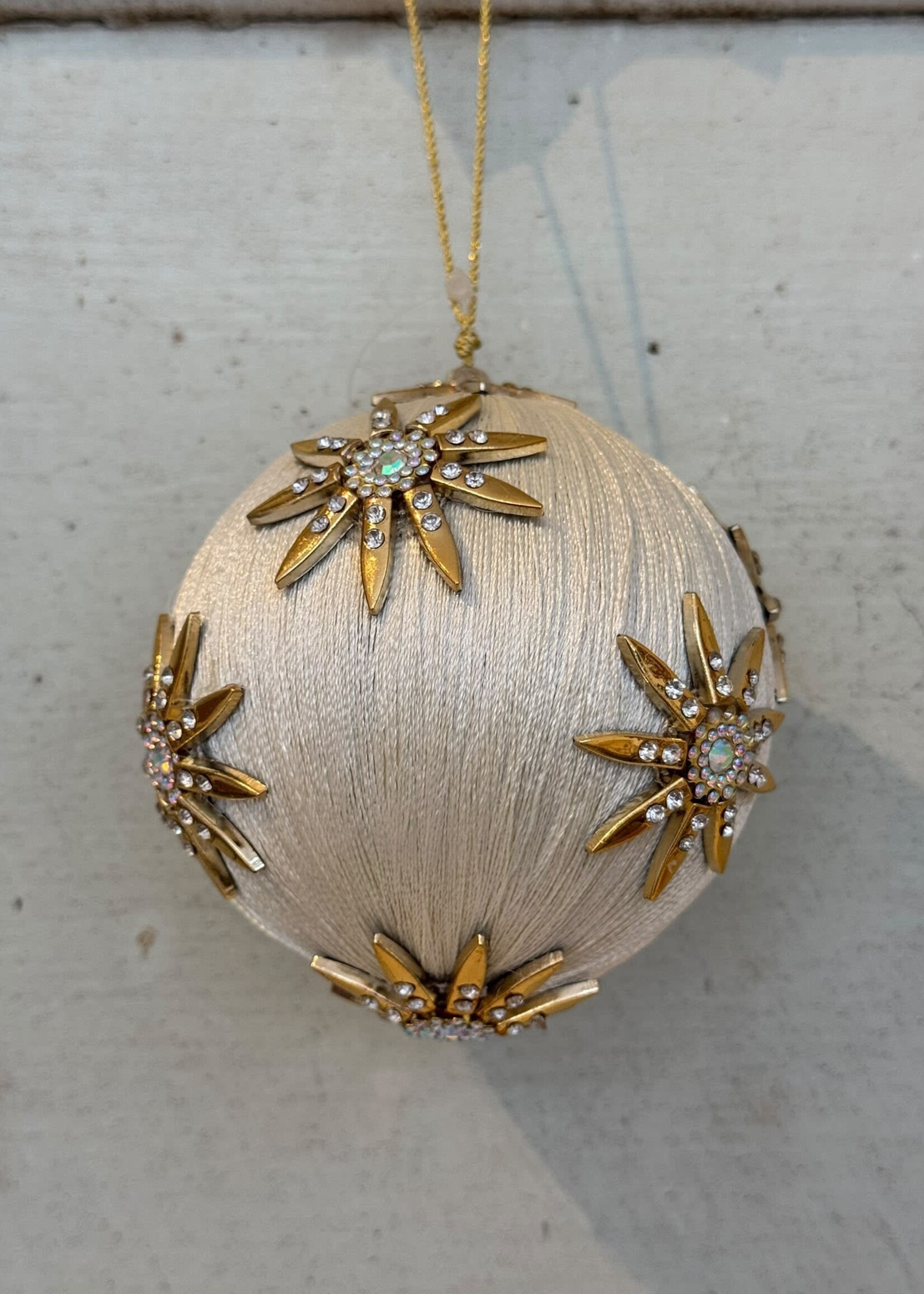 Anna + Nina Anna + Nina Starry Night Ivory Ornament