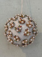 Anna + Nina Anna + Nina Pearly Delight Ivory Ornament