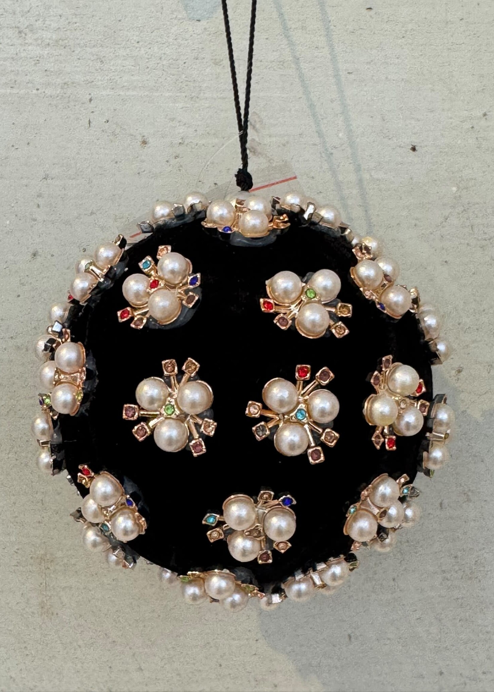Anna + Nina Anna + Nina Pearly Delight Noir Ornament