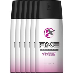 Axe - Anarchy vrouwen- deodorant- 6 x 150 ml