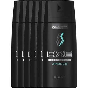Axe Apollo For Men - 6 x 150 ml - Deodorant
