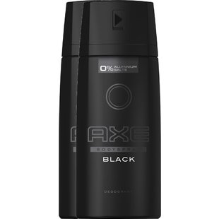 Axe Black For Men - 2 x 150 ml - Deodorant