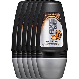 Axe Dark Temptation For Men -6x 50 ml -  Roller