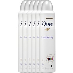 Dove Invisible Dry Women - 6 x 250 ml - Deodorant Spray