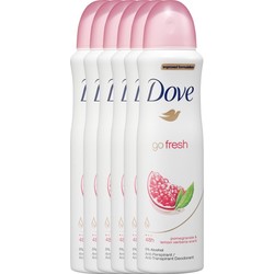 Dove  Pomegranate & Lemon  Women - 6 x 150 ml - Deodorant