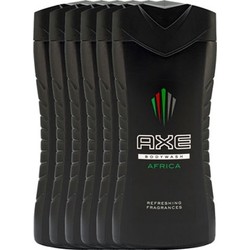 Axe Africa For Men - 6 x 250 ml - Douchegel - Voordeelverpakking