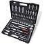 vidaXL Doppenset 1/2'' & 1/4'' + ratel met snelontgrendeling 94-delig