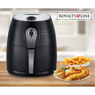 Royalty Line hetelucht friteuse Deluxe- Zwart