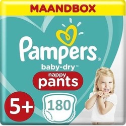 Pampers Baby Dry Pants Maat 5+ - 180 Luiers