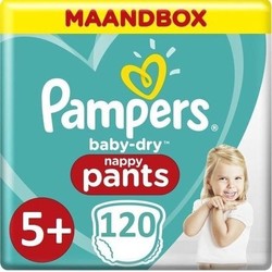 Pampers Baby Dry Pants Luierbroekjes - Maat 5+ (12 tot17 kg) - 120 stuks - Maandbox