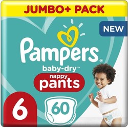 Pampers Baby-Dry Pants - Maat 6 (15kg+) - 60 Luierbroekjes