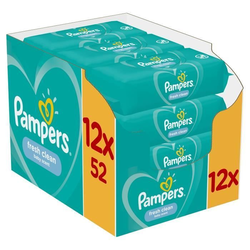 Pampers  Sensitive 12 x  52 doekjes