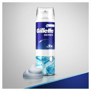 GILLETTE SERIES 3X  schuim, 3 x  250ML